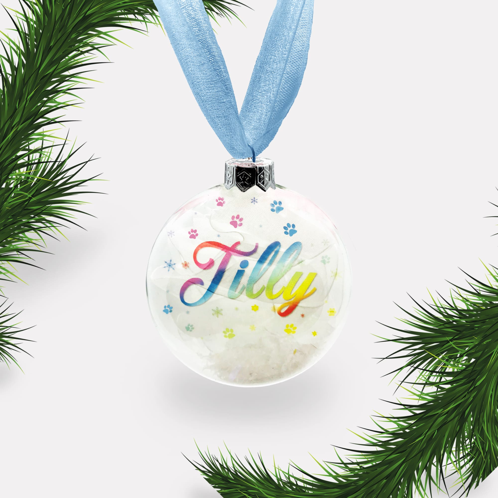 Dog | Cat Personalised Christmas Bauble | Personalized | Glass | Custom | Pet